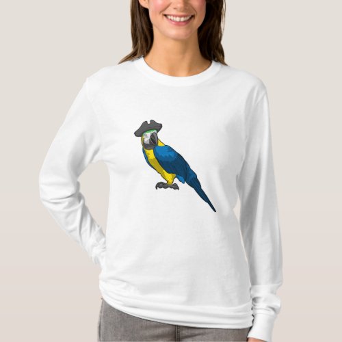 Parrot as Pirate with Hat T_Shirt