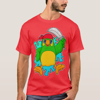 Parrot as Pirate with Sword T-Shirt