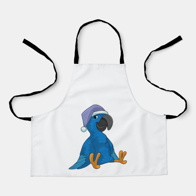Parrot at Sleeping with Nightcap Apron (Front)