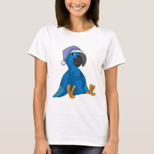 Parrot at Sleeping with Nightcap T-Shirt