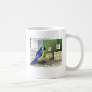 Parrot Bathroom Fixtures Funny Cartoon Gifts Coffee Mug