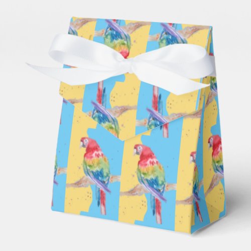 Parrot Bird Childs Boys Birthday Cake Favor Box