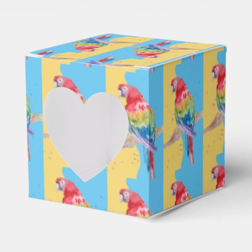 Parrot Bird Childs Boys Birthday Cake Favor Box