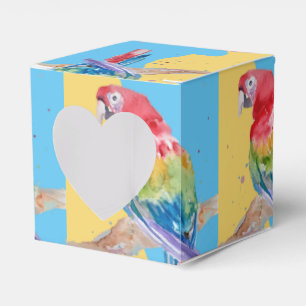 Parrot Bird Childs Boys Birthday Cake Favor Box