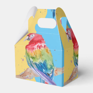 Parrot Bird Childs Boys Birthday Cake Favor Box