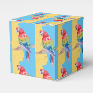 Parrot Bird Childs Boys Birthday Cake Favor Box