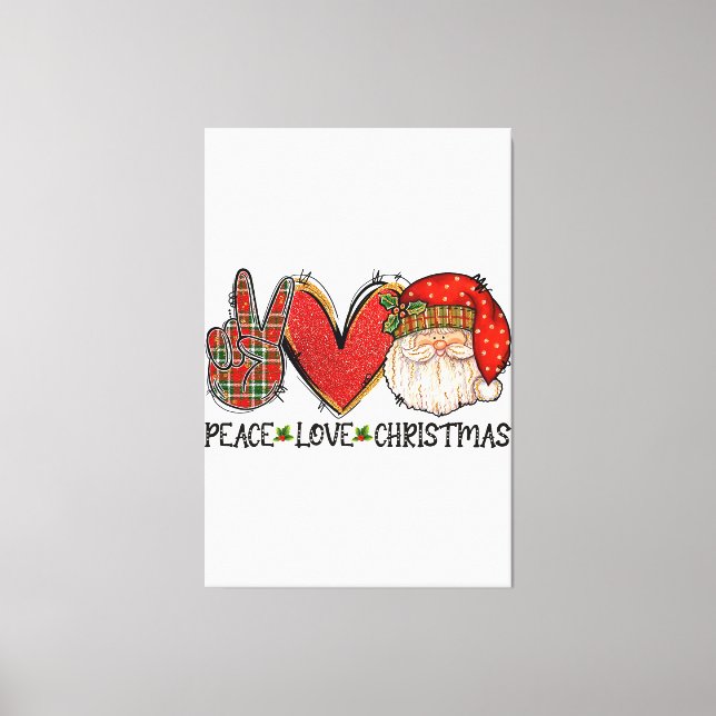 Parrot Bird Christmas Tree Lights Ornament Xmas Pa Canvas Print (Front)