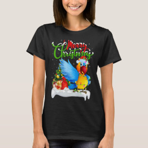 Parrot Bird Xmas Decorations Santa Parrot Christ T-Shirt