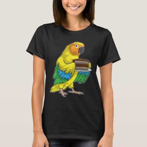 Parrot Birthday Cake T_Shirt