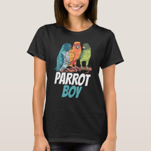 Parrot Boy Cute Animal Pet Parrots T-Shirt
