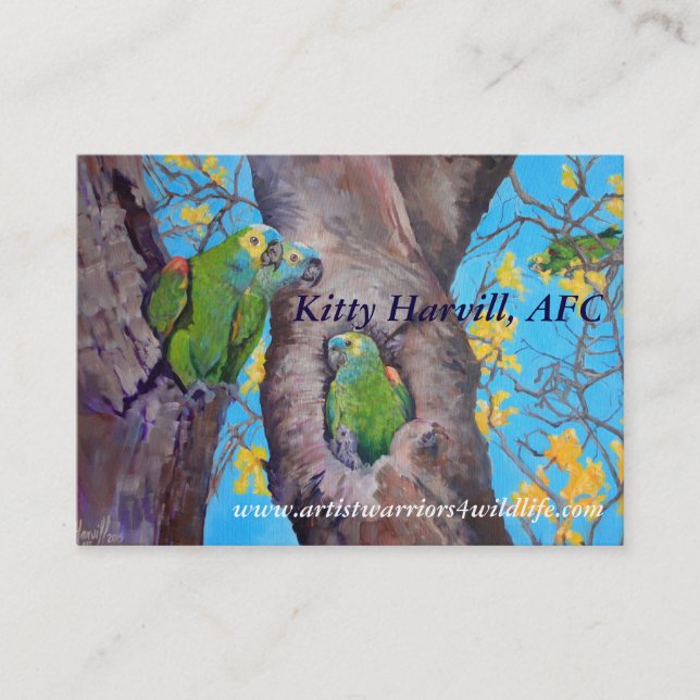 Parrot Business card (Front)