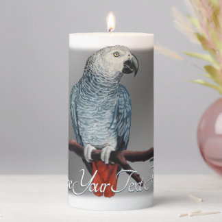 Parrot Candle Personalized African Grey Art Candle