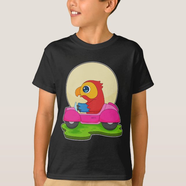 Parrot Car T-Shirt (Front)