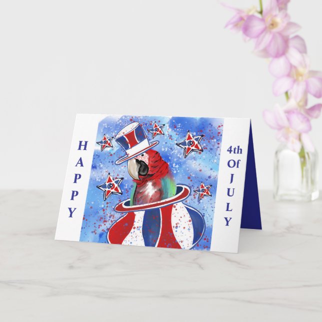 Parrot Card (Orchid)