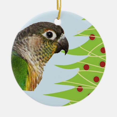 Parrot Ceramic Ornament for the Holidays