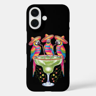 Parrot Cinco De Mayo Funny Drinking Mexican Fiesta iPhone 16 Case