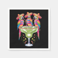 Parrot Cinco De Mayo Funny Drinking Mexican Fiesta