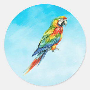 Parrot Classic Round Sticker