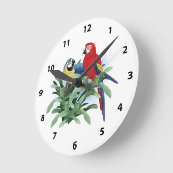 Parrot Clocks | Zazzle