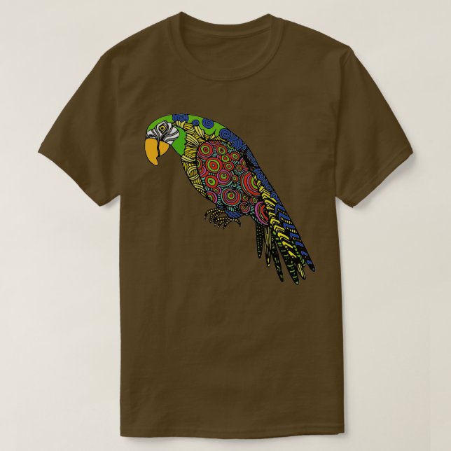 Parrot Colorful T-Shirt (Design Front)