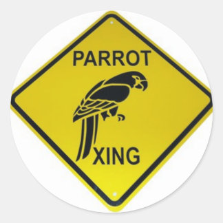 Parrot Crossing Bumper Sticker