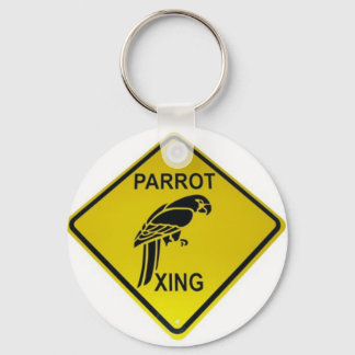 Parrot Crossing Keychain