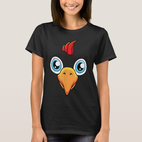 PARROT cute BIRDs Face Funny thanksgiving costume T_Shirt
