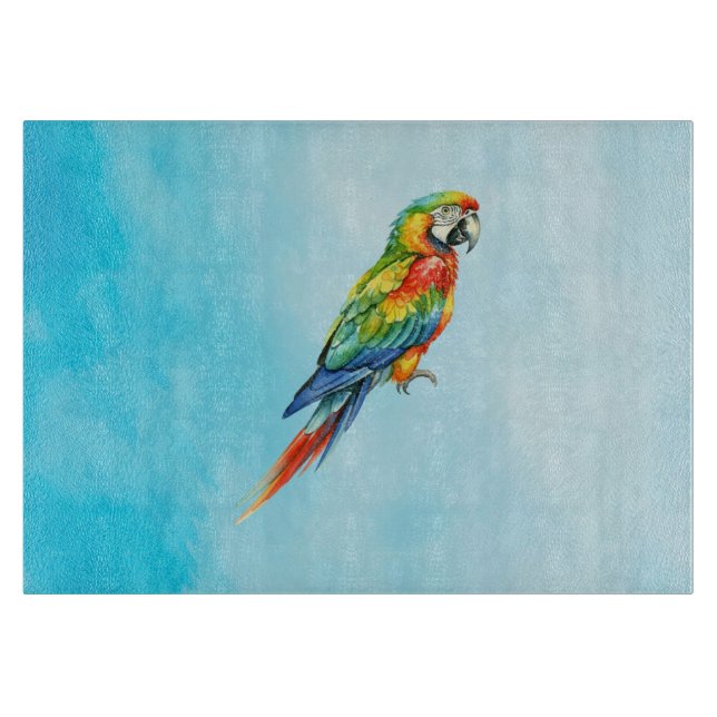 Parrot Cutting Board (Front)