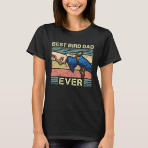 Parrot Dad  Bird Enthusiast Animal  Father T-Shirt