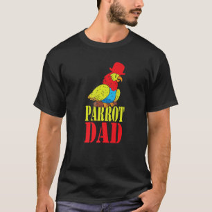Parrot Dad Budgie Colorful Cute Bird Meme T-Shirt
