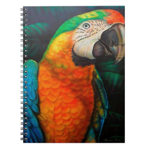 Parrot Design  Cute Parrot Lovers Colorful Birds Notebook