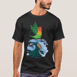 Parrot & Dragon Reflection I Fischers Lovebird 2 T-Shirt