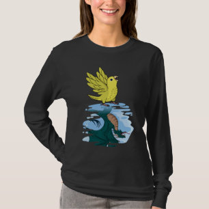 Parrot & Dragon Reflection I Yellow Parrotlet 2 T-Shirt