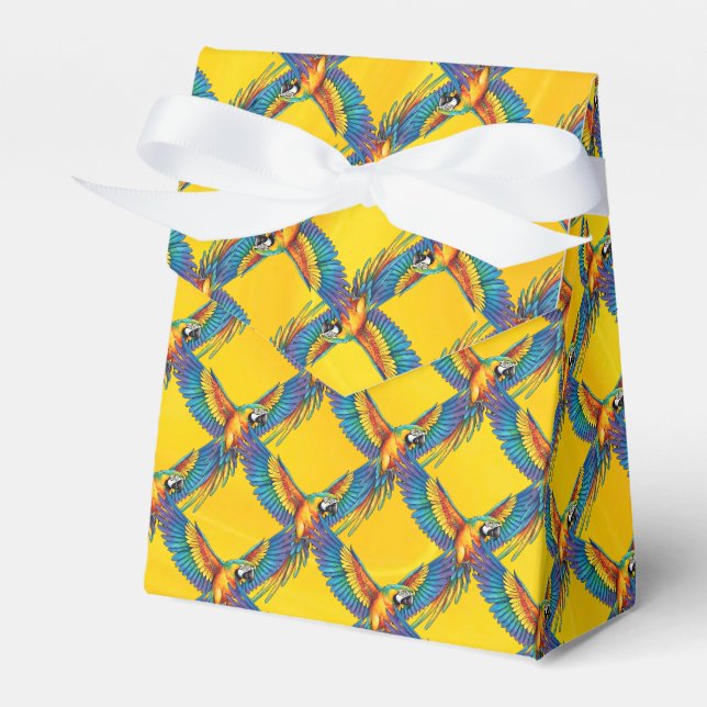 Parrot Favor Boxes (Front Side)