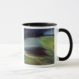 Parrot feather pattern design mug
