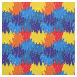Parrot Feathers Scarlet Macaw Pattern Fabric