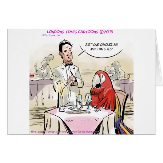 Parrot Fine Dining Funny (Front Horizontal)