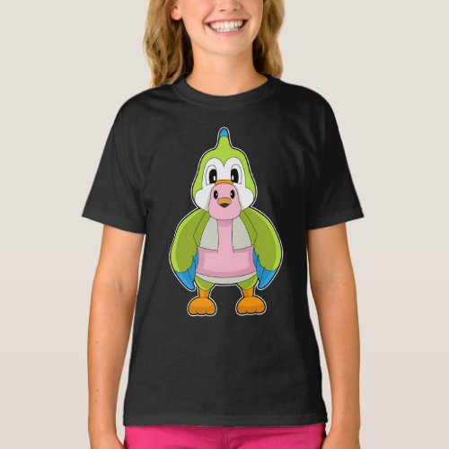 Parrot Flamingo T_Shirt