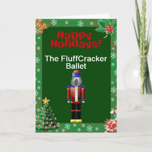 Parrot Fluffcracker Ballet Christmas Cards