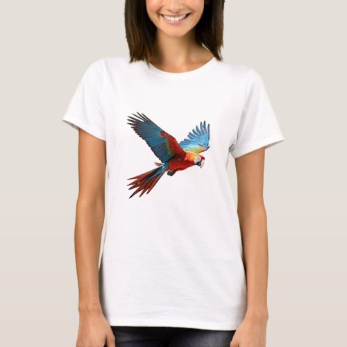 Parrot flying AI_generated T_Shirt