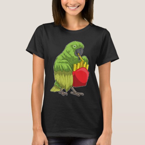 Parrot French fries T_Shirt