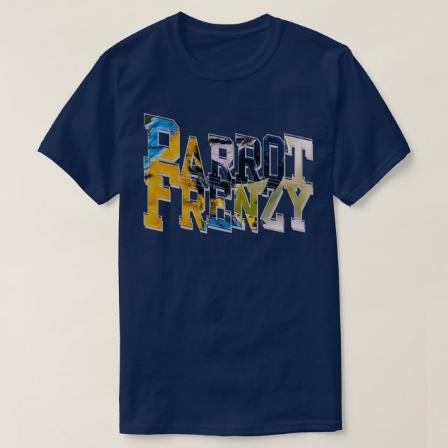 Parrot Frenzy T-Shirt (Design Front)