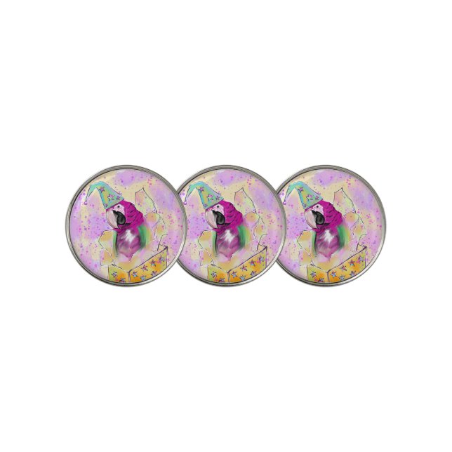 Parrot Golf Ball Marker (3 Up)