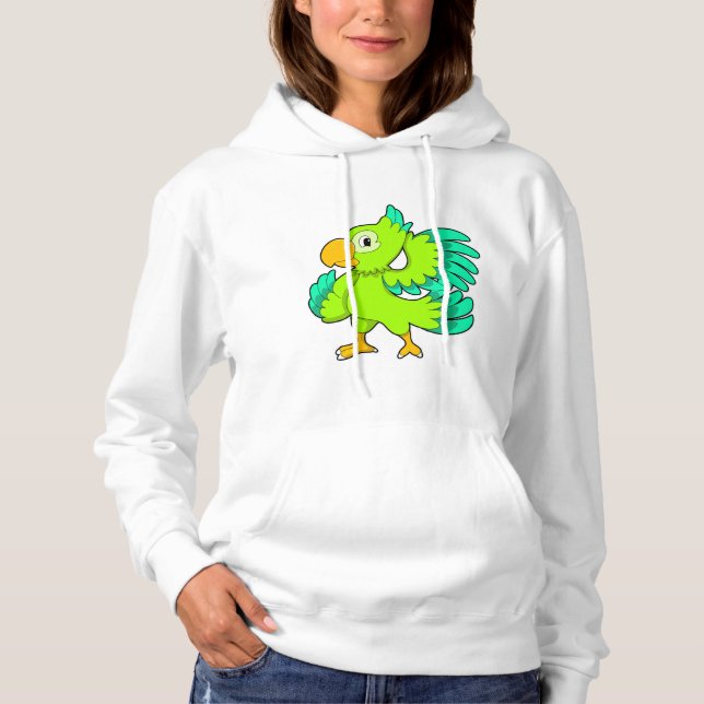 Parrot green hoodie (Front)