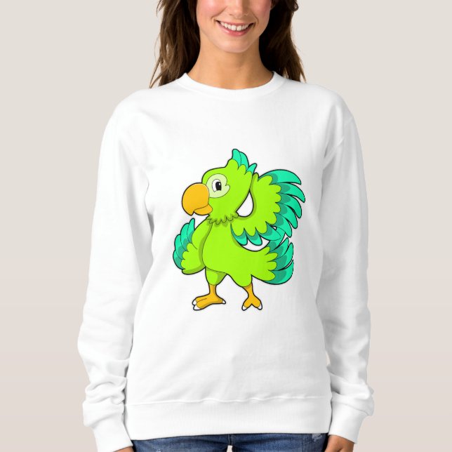 Parrot green sweatshirt (Front)