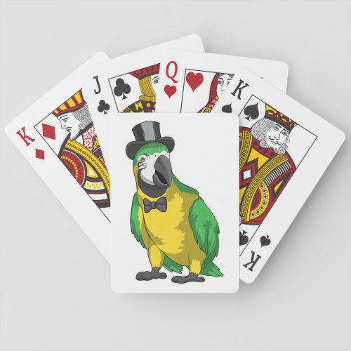 Parrot Groom Cylinder Wedding Playing Cards