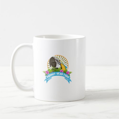 Parrot Head Fans Macaw Parrot Bird Tropical Bird  Coffee Mug