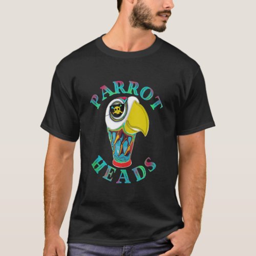Parrot Heads Fan Fun In  Sun Designs T_Shirt