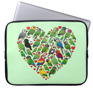 Parrot Heart Laptop Sleeve