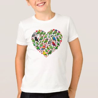 Parrot Heart Kids' American Apparel Fine Jersey T-Shirt